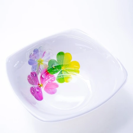 New thickened melamine bowl for export, custom-made square bowl, 6-inch thick melamine white bowl New thickened melamine bowl for export, custom-made square bowl, 6-inch thick melamine white bowl